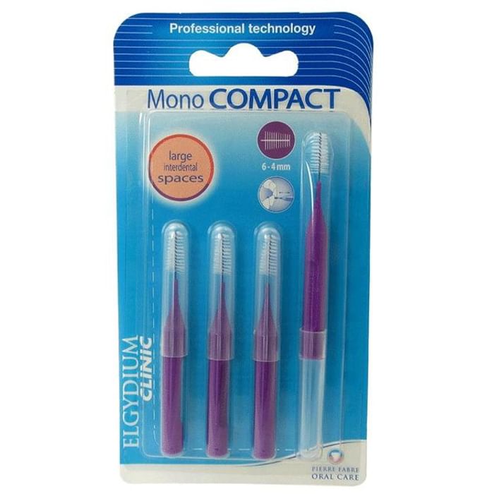 Elgydium Clinic Mono Compact Interdental Brush Large Conical Purple