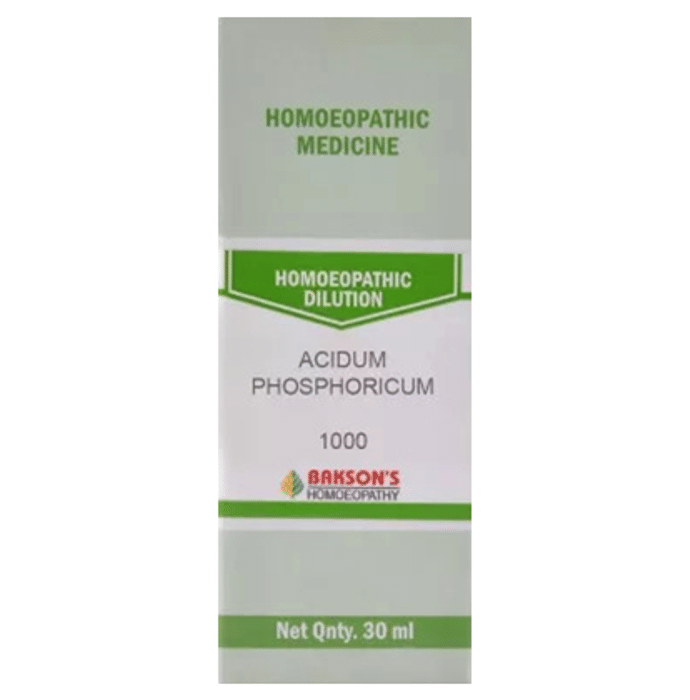 Bakson's Acidum Phosphoricum Dilution 1000 CH