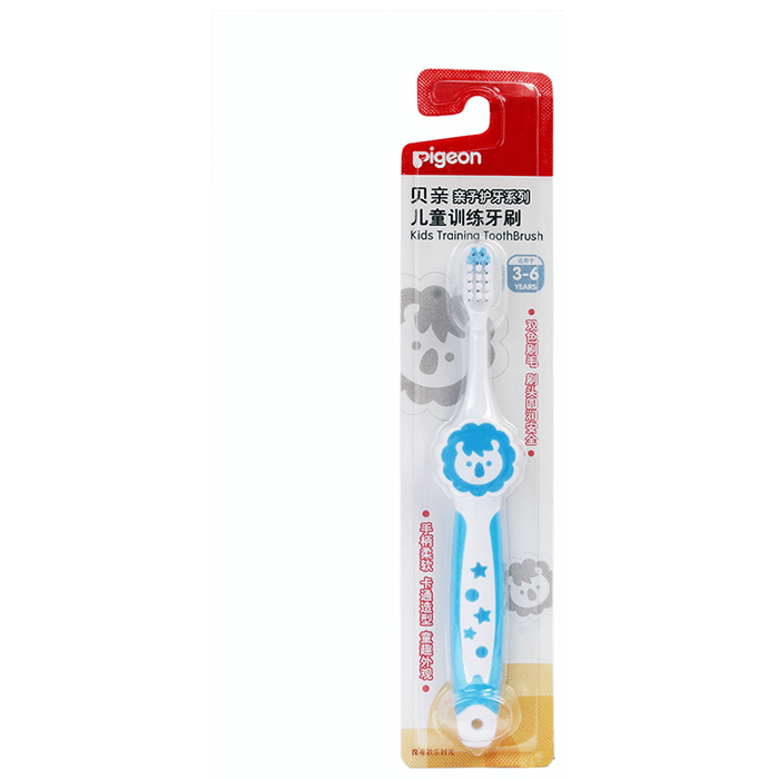 Pigeon Training Toothbrush Blue