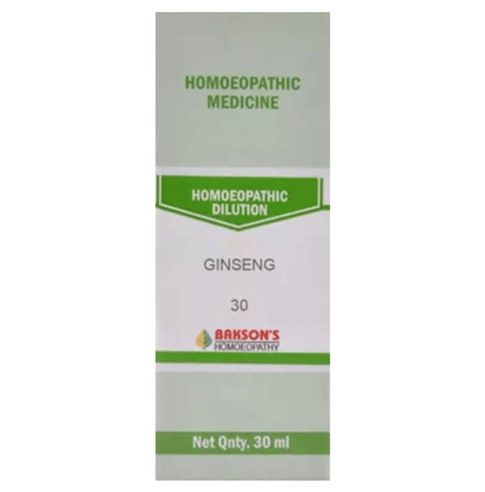 Bakson's Ginseng Dilution 30
