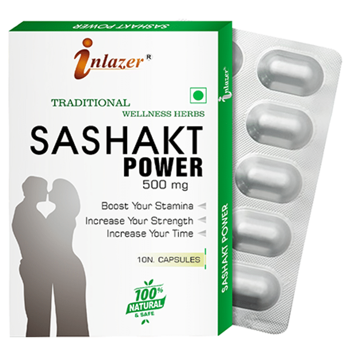 Inlazer Sashakt Power 500mg Capsule