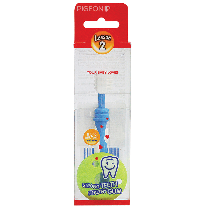 Pigeon Training Toothbrush Lesson 2 Blue