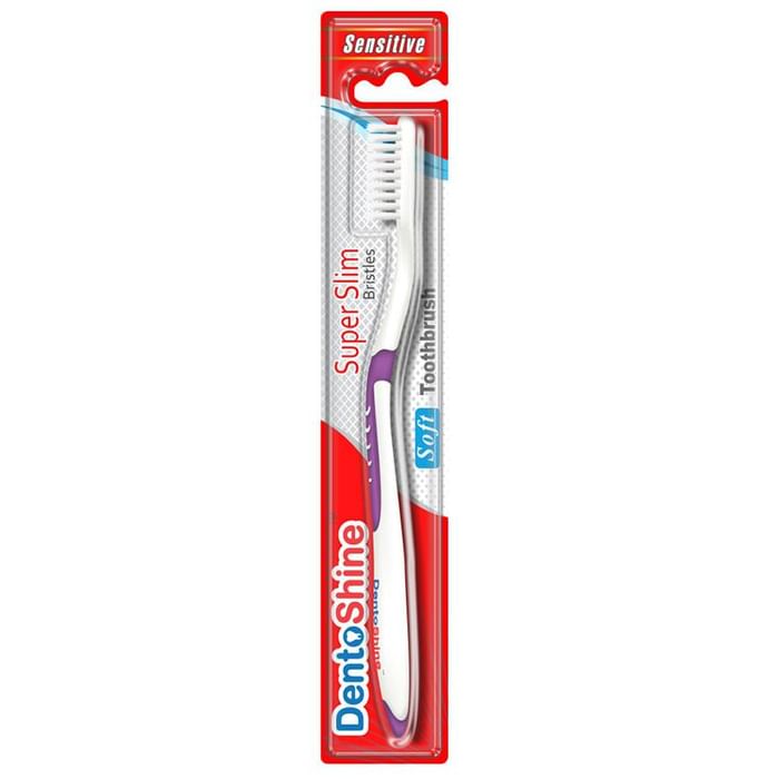 DentoShine Super Slim Soft Toothbrush Purple