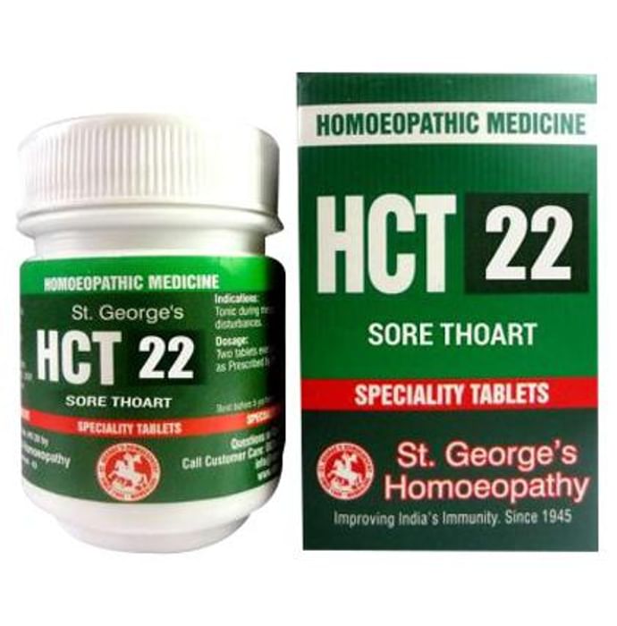 St. George’s HCT 22 Sore Throat Tablet