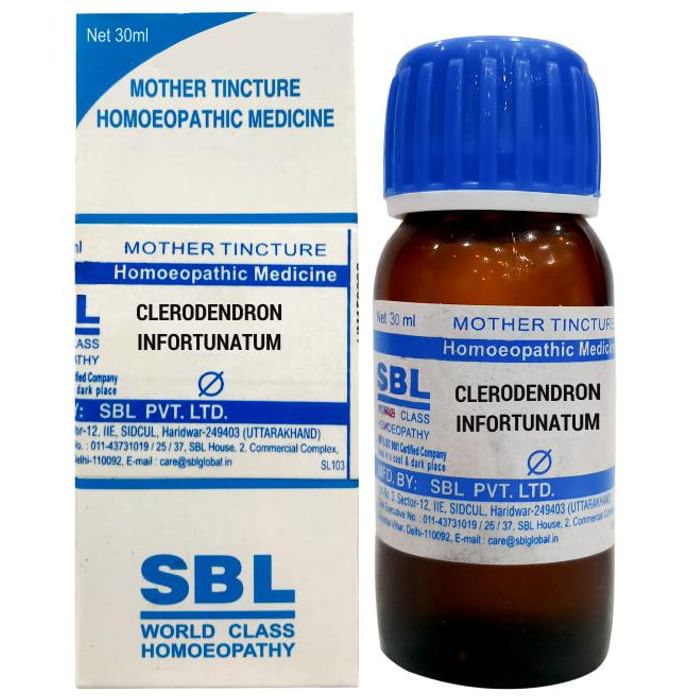 SBL Clerodendron Infortunatum Mother Tincture Q