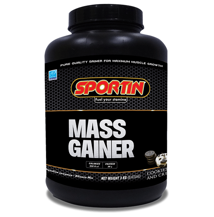 Sportin Mass Gainer Powder Cookies & Cream
