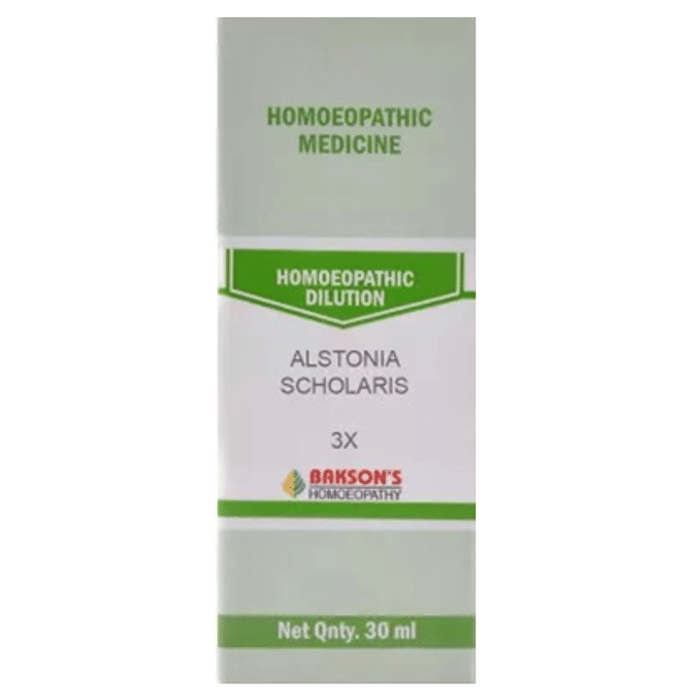 Bakson's Alstonia Scholaris Dilution 3X