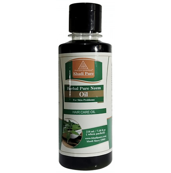 Khadi Pure Herbal Pure Neem Oil Plain