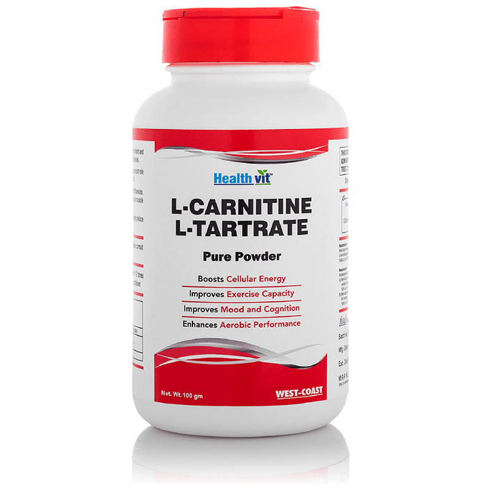 HealthVit L-Carnitine, L-Tartrate Pure Powder