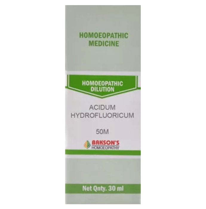 Bakson's Acidum Hydrofluoricum Dilution 50M