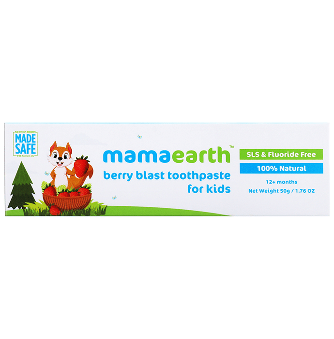 Mamaearth Toothpaste for Kids Berry Blast 12+ Months