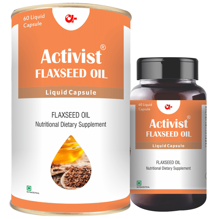 Activist Flaxseed Oil Liquid Capsule