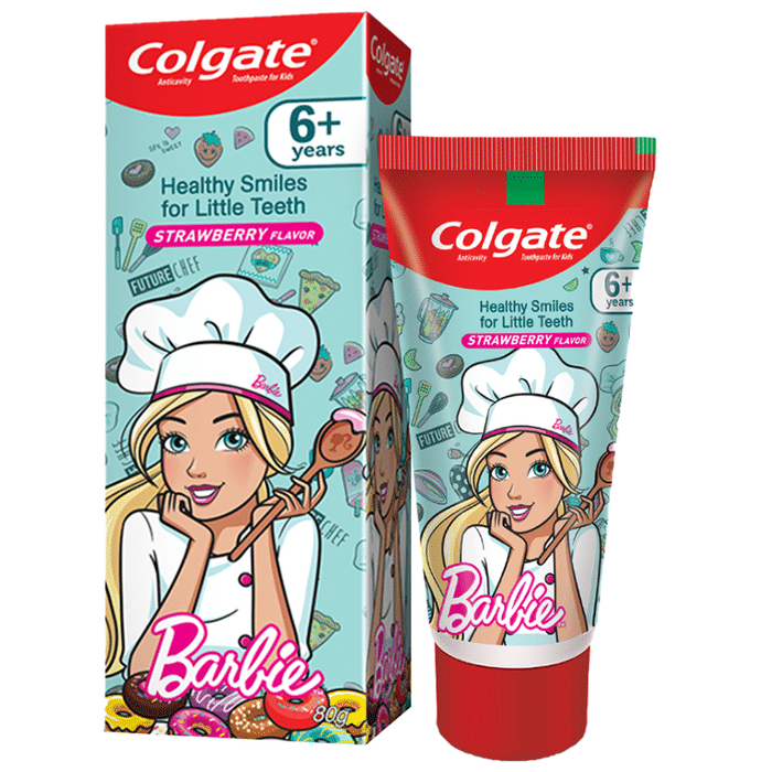 Colgate Anticavity for Kids Barbie Toothpaste Strawberry