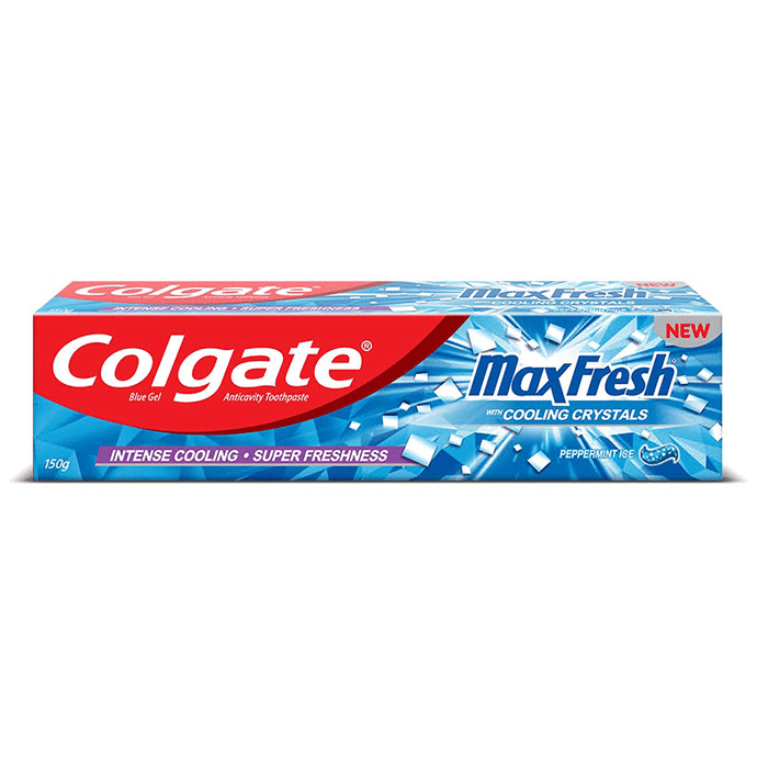 Colgate Maxfresh Peppermint Ice Blue Gel Toothpaste
