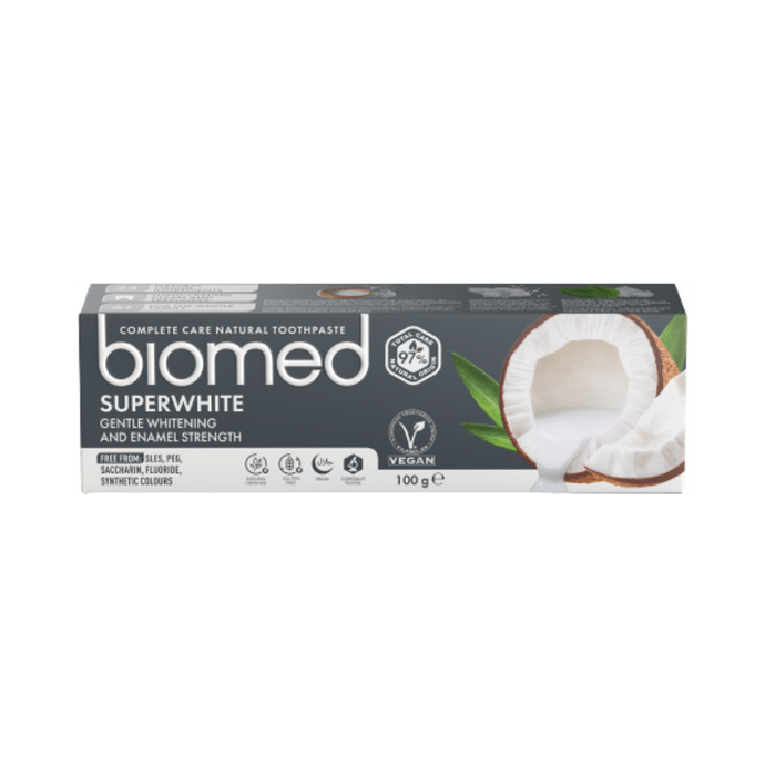 Biomed Complete Care Natural Toothpaste (100gm Each) Superwhite
