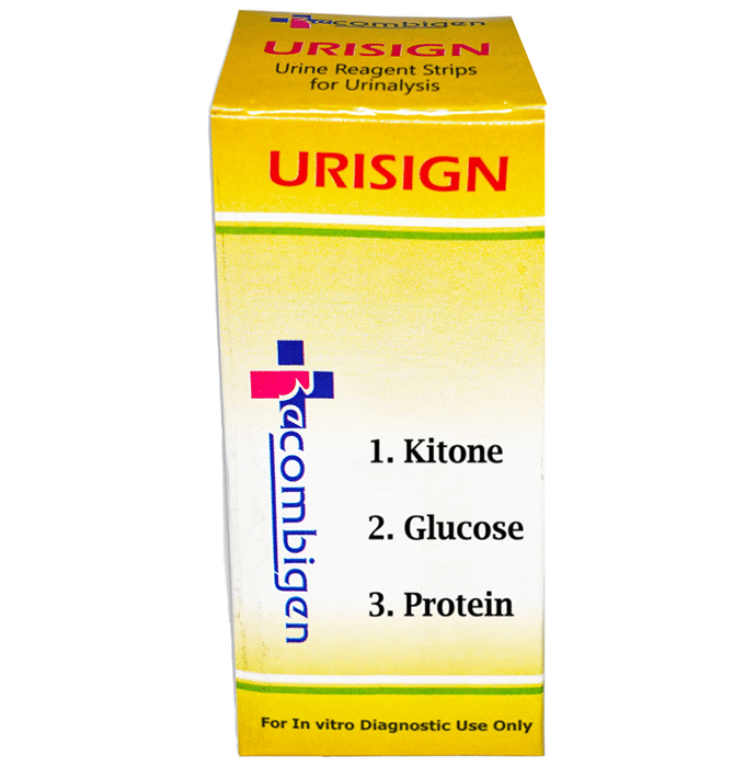 Recombigen Urisign 3 Parameter Reagent Strips for Urinalysis Urine Test (50 Each)