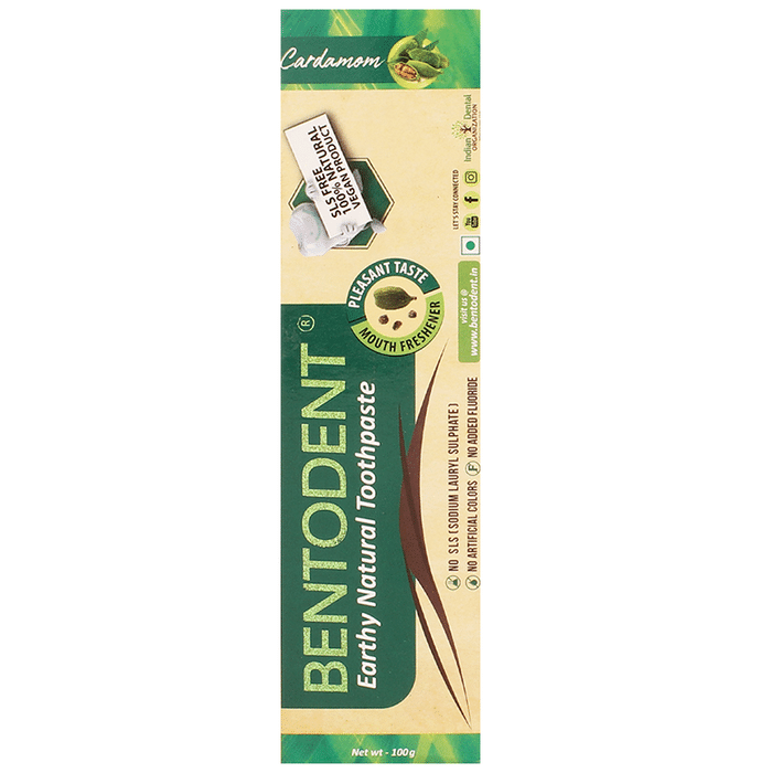 Bentodent Earthy Natural Toothpaste Cardamom