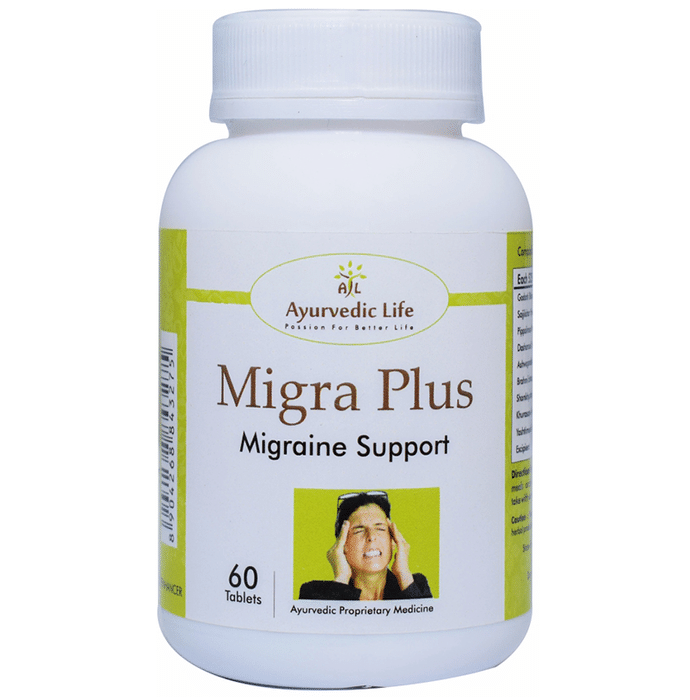 Ayurvedic Life Migra Plus Migraine Support Tablet