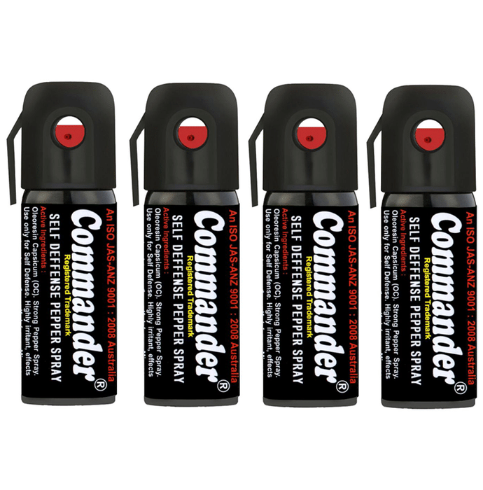Commander Self Defense Pepper Spray (55ml Each)