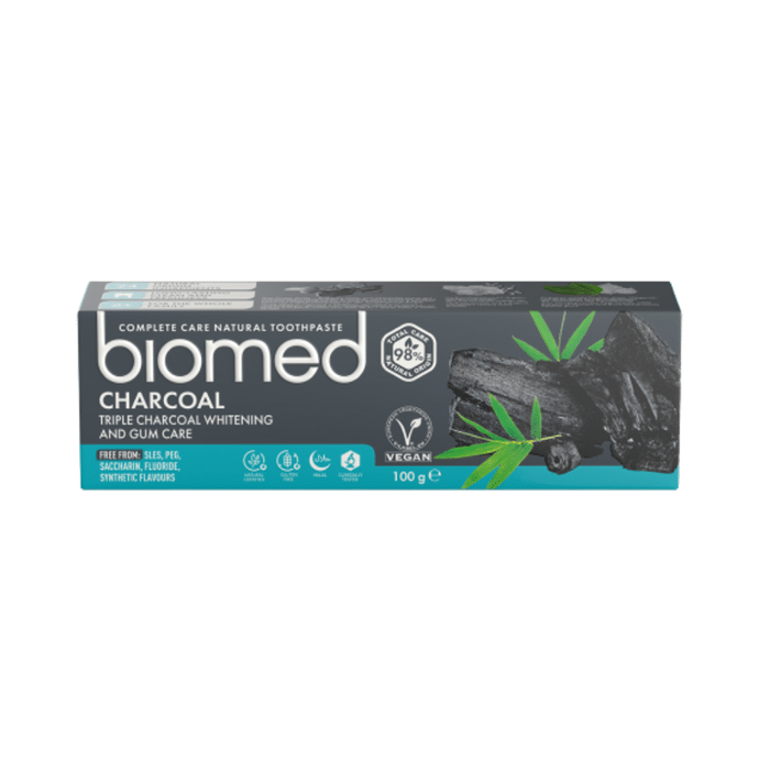 Biomed Complete Care Natural Toothpaste (100gm Each) Charcoal