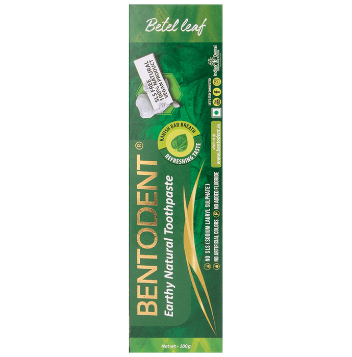 Bentodent Earthy Natural Toothpaste Betel Leaf