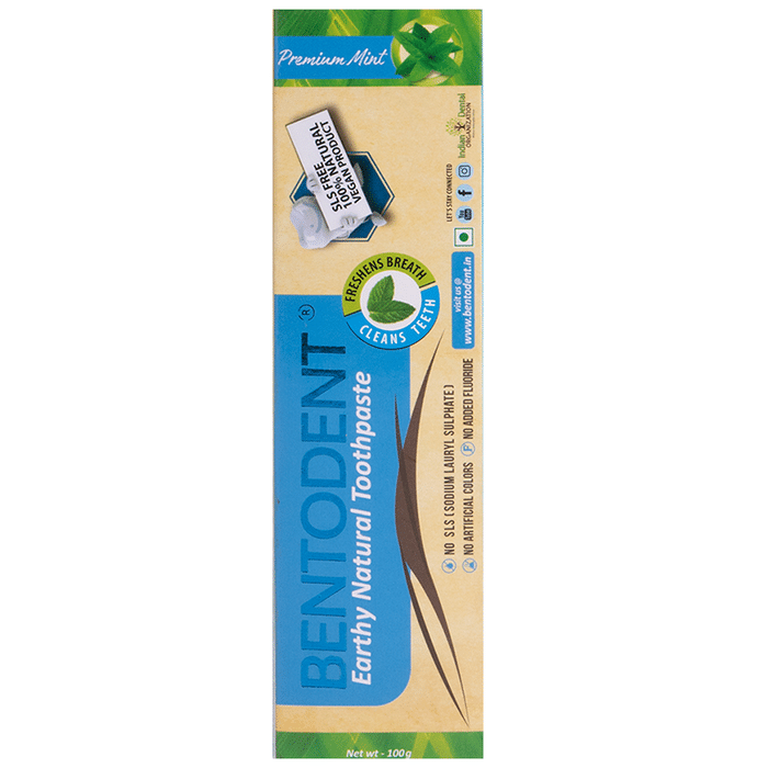 Bentodent Earthy Natural Toothpaste Premium Mint
