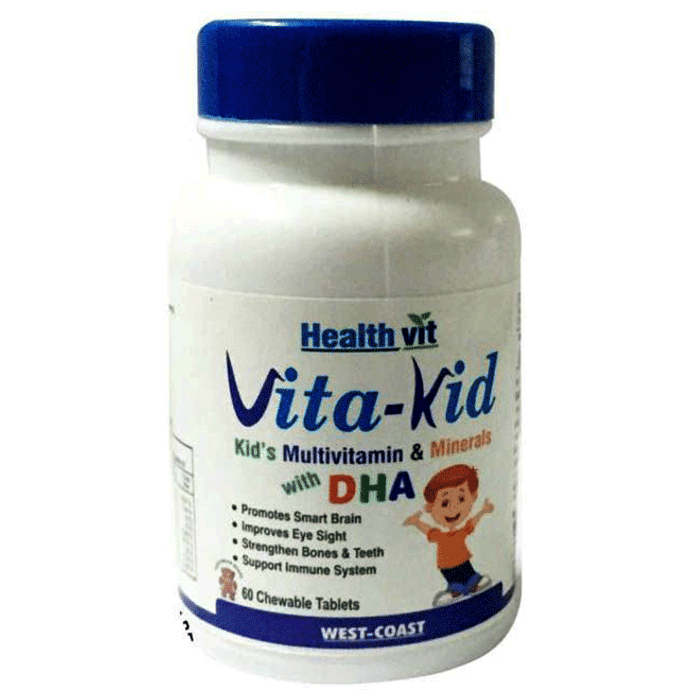 HealthVit Vita-Kid Multivitamin & Mineral with DHA Tablet
