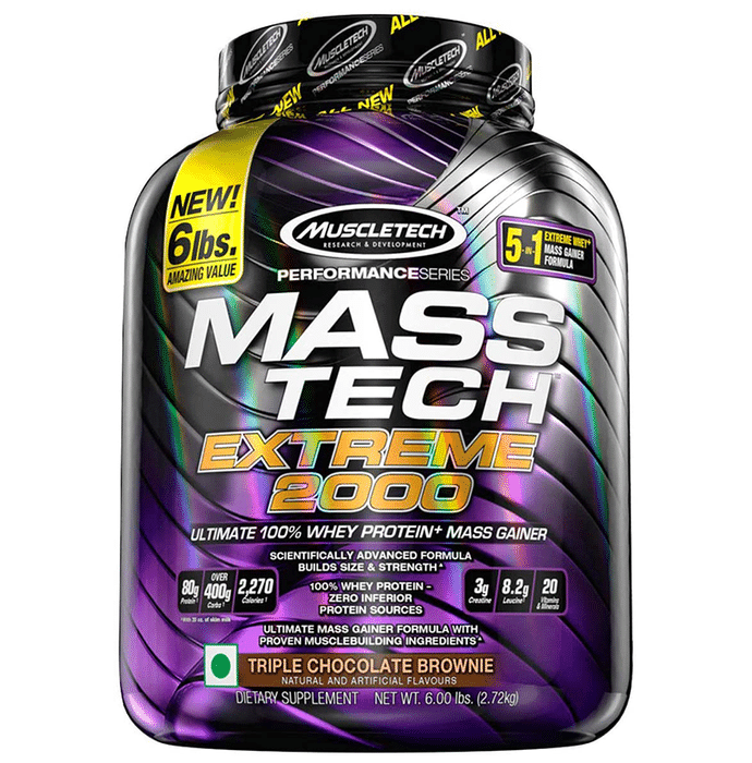 Muscletech Performance Series Mass Tech Extreme 2000 Triple Chocolate Brownie