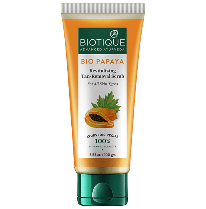 Biotique Bio Papaya Revitalizing Tan-Removal Scrub for All Skin Types