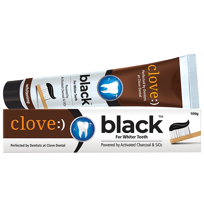 Clove Black for Whiter Teeth Toothpaste