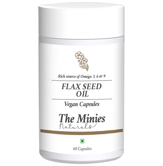 The Minies Naturals Flaxseed Oil Vegan Capsule