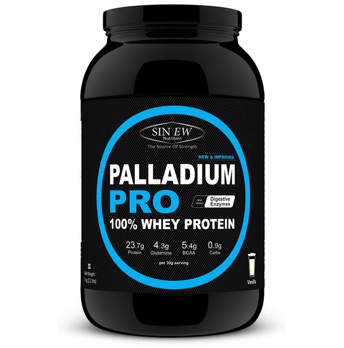 Sinew Nutrition Palladium Pro 100% Whey Protein with Digestive Enzymes Vanilla