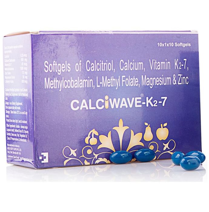 Calciwave K2 7 Soft Gelatin Capsule