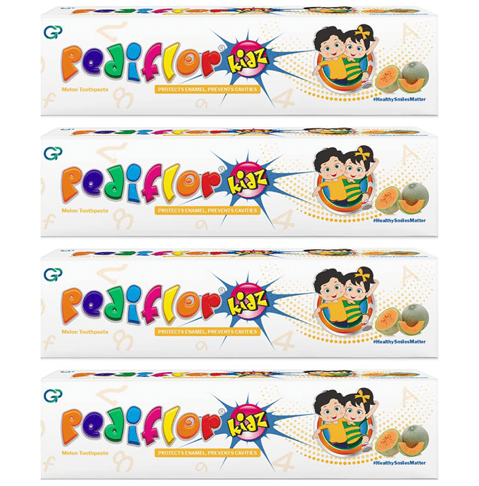 Pediflor Kidz Toothpaste (70gm Each) Melon