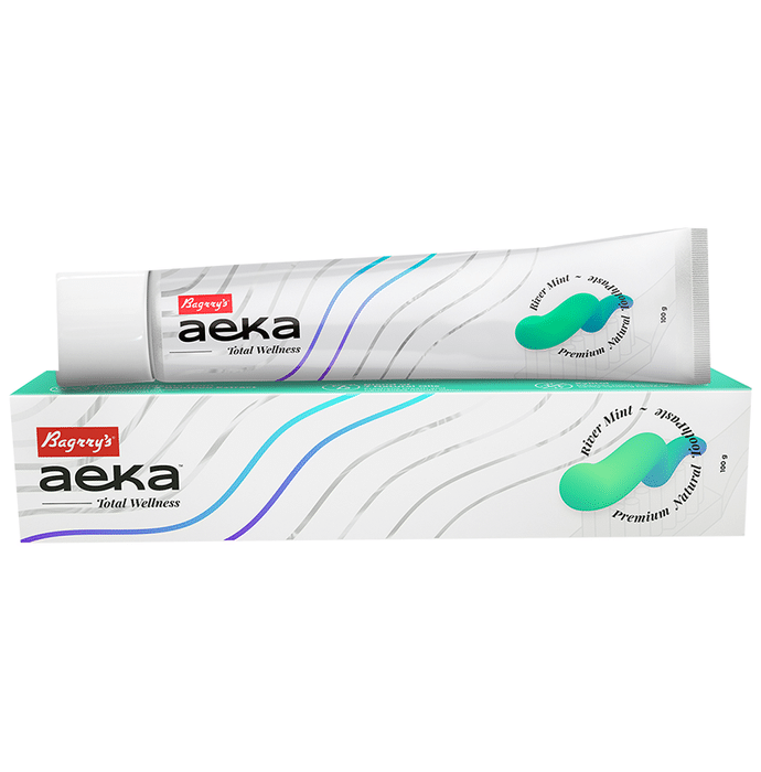 Bagrry's Aeka Total Wellness Toothpaste river mint