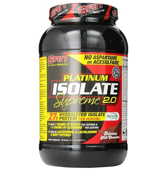 SAN Platinum Isolate Supreme 2.0 Delicious Milk Chocolate