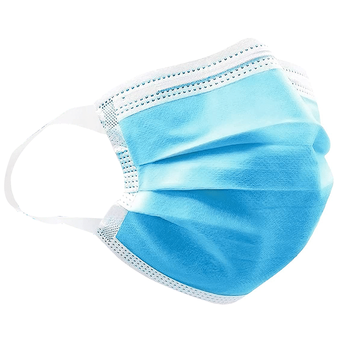 Vandelay 3 Ply Disposable Face Mask (5 Each) Blue
