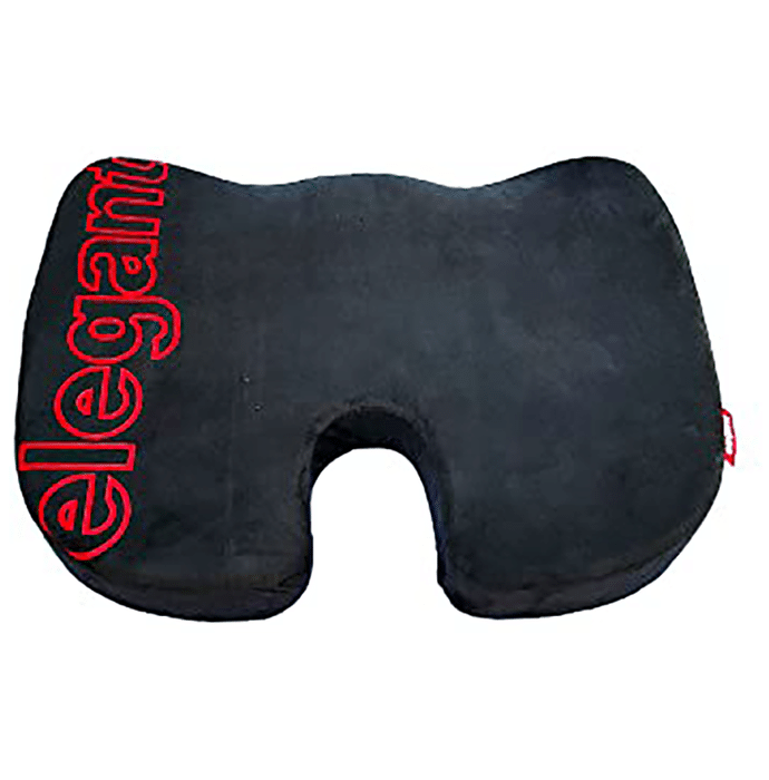 Elegant Active Memory Foam Coccyx Seat Cushion Black