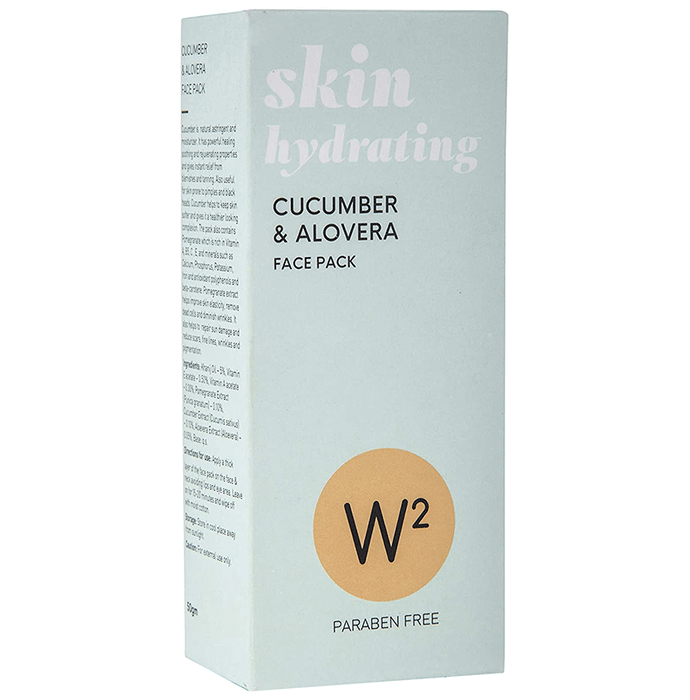 W2 Skin Hydrating Cucumber & Alovera Face Pack