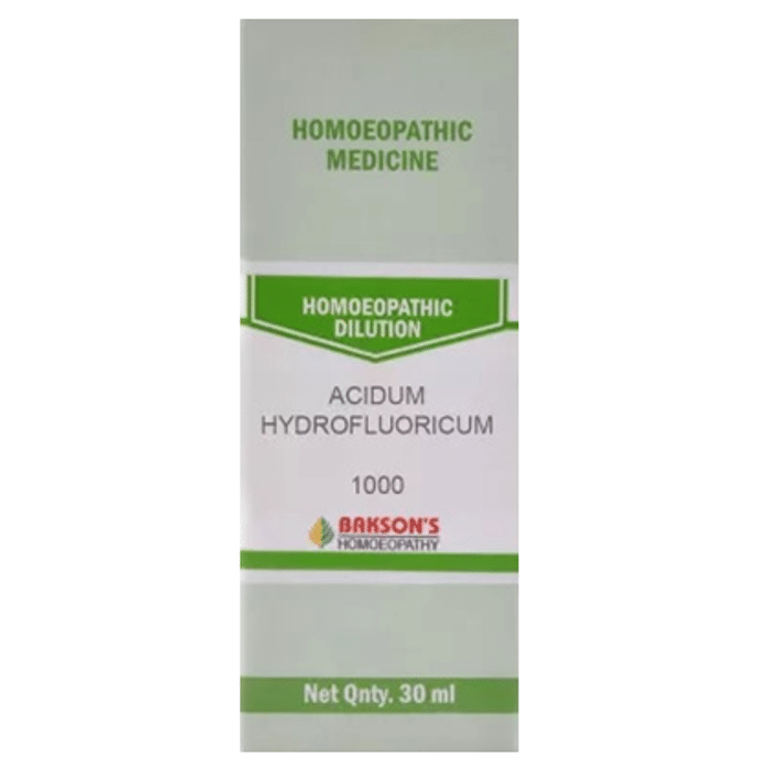 Bakson's Acidum Hydrofluoricum Dilution 1000 CH