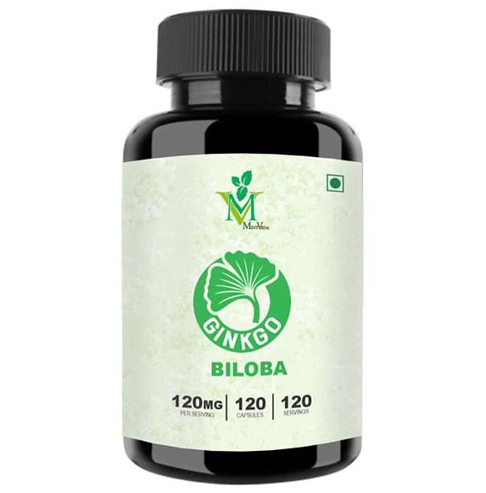Mint Veda Ginkgo Biloba 120mg Veg Capsule