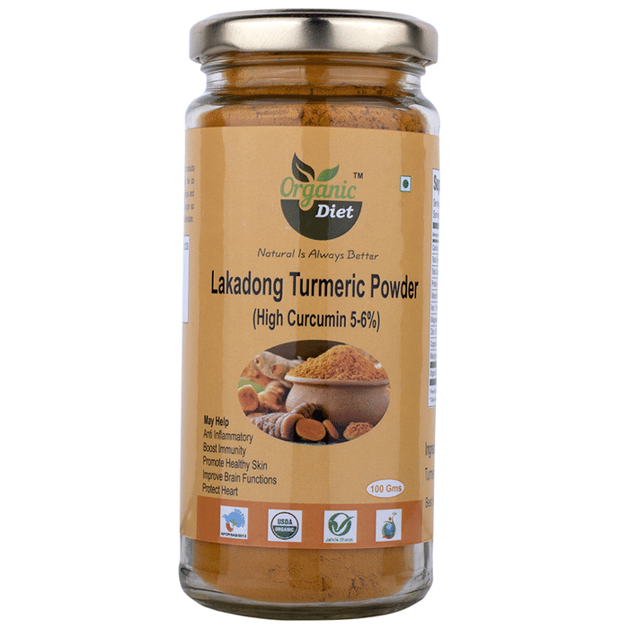 Organic Diet Lakadong Turmeric Powder