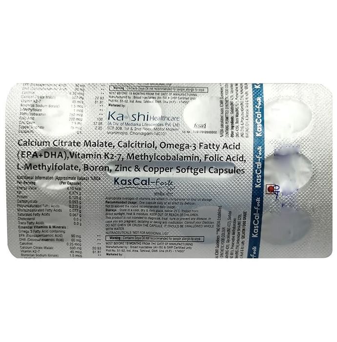 Kascal-Forte Soft Gelatin Capsule