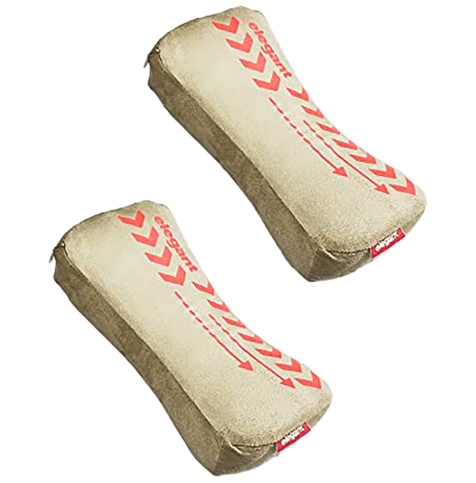 Elegant Arrow Neck Support Beige
