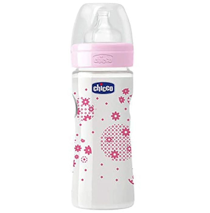 Chicco Wellbeing Feeding Bottle Pink