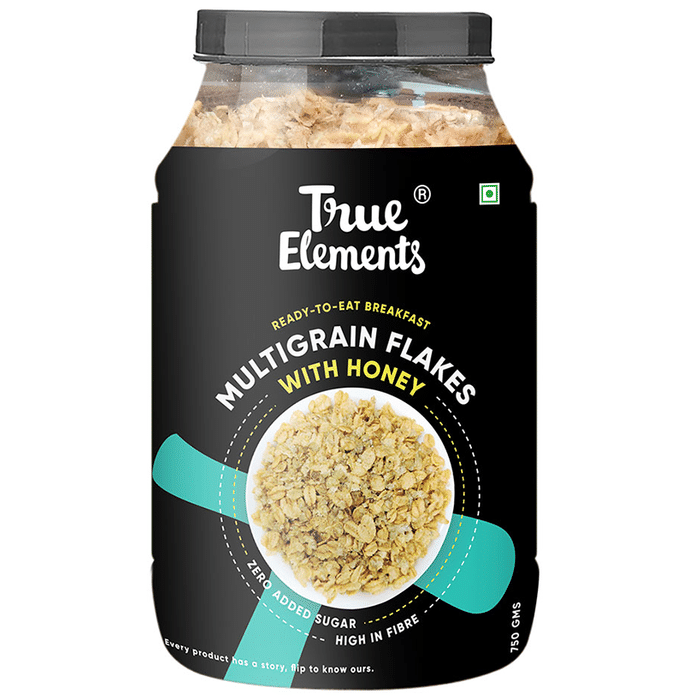True Elements Multigrain Flakes with Honey
