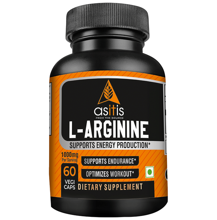 AS-IT-IS Nutrition L-Arginine 1000mg Vegicap