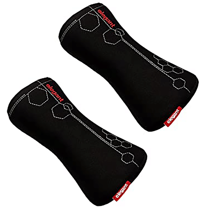 Elegant Zig Memory Foam Neck Support Black