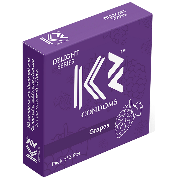 K2 Delight Series Condom with Dotted Rings