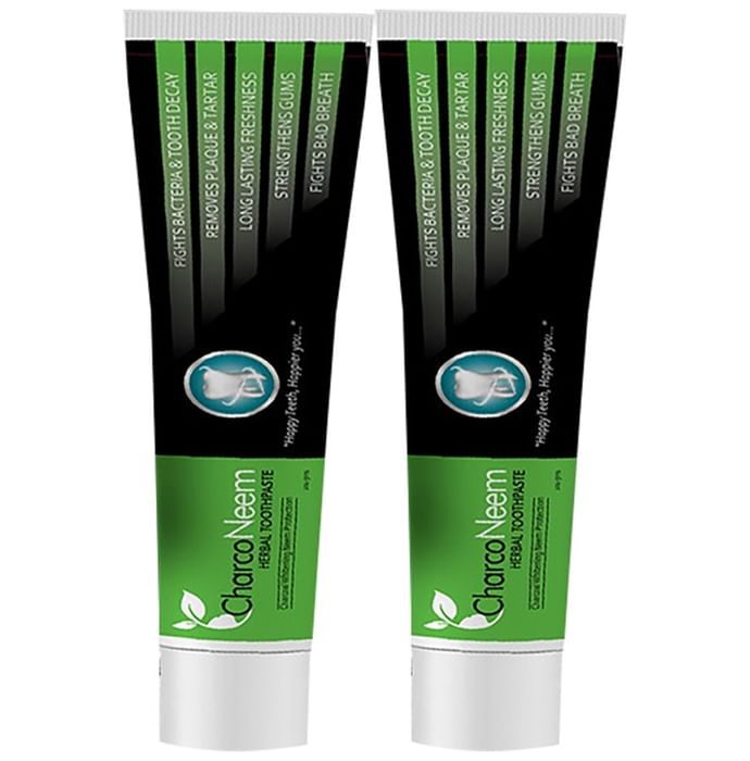 CharcoNeem Herbal Toothpaste (100gm Each)